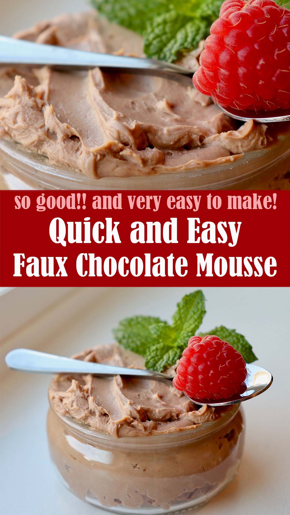 Quick and Easy Faux Chocolate Mousse