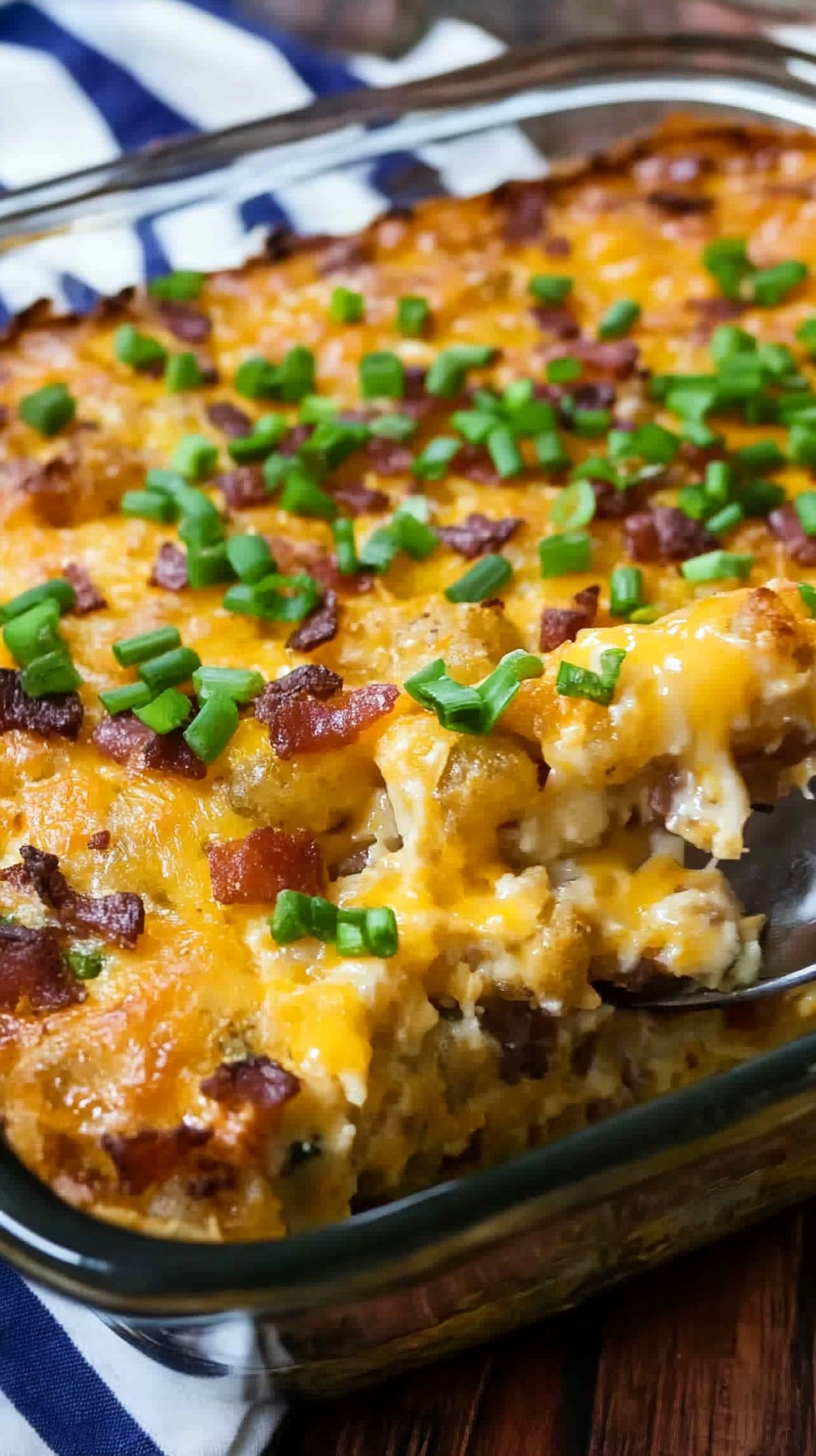 Easy Tater Tot Breakfast Casserole Recipe