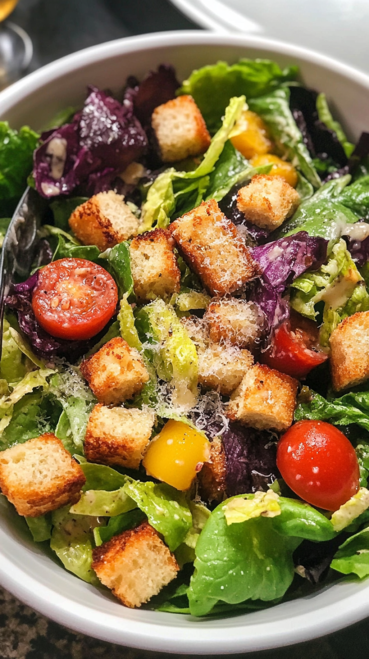 Copycat Olive Garden Salad and Dressing Recipe