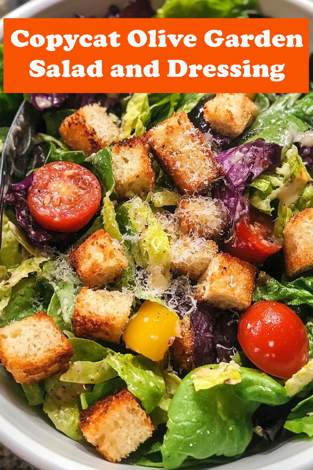 Copycat Olive Garden Salad and Dressing Recipe