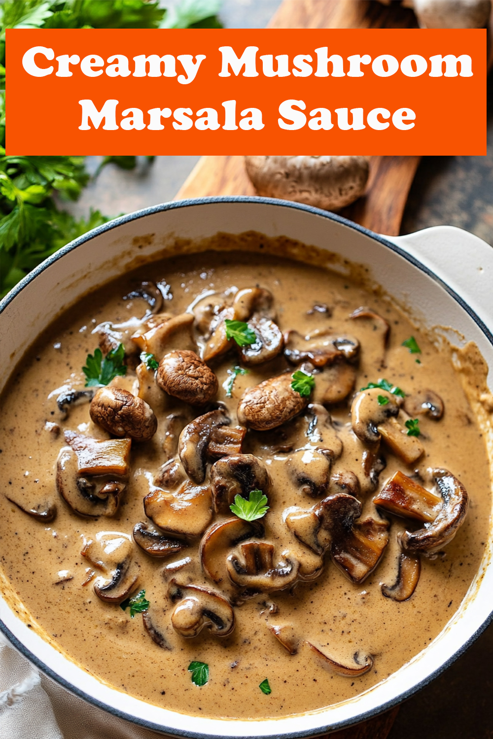 Creamy Mushroom Marsala Sauce