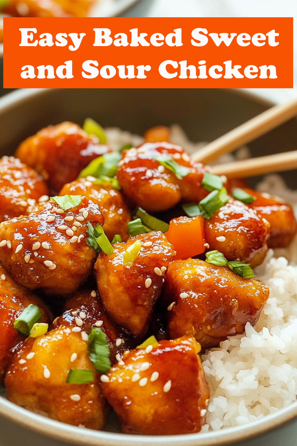 Easy Baked Sweet and Sour Chicken