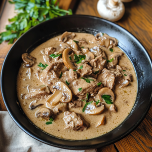 Easy Classic Beef Stroganoff