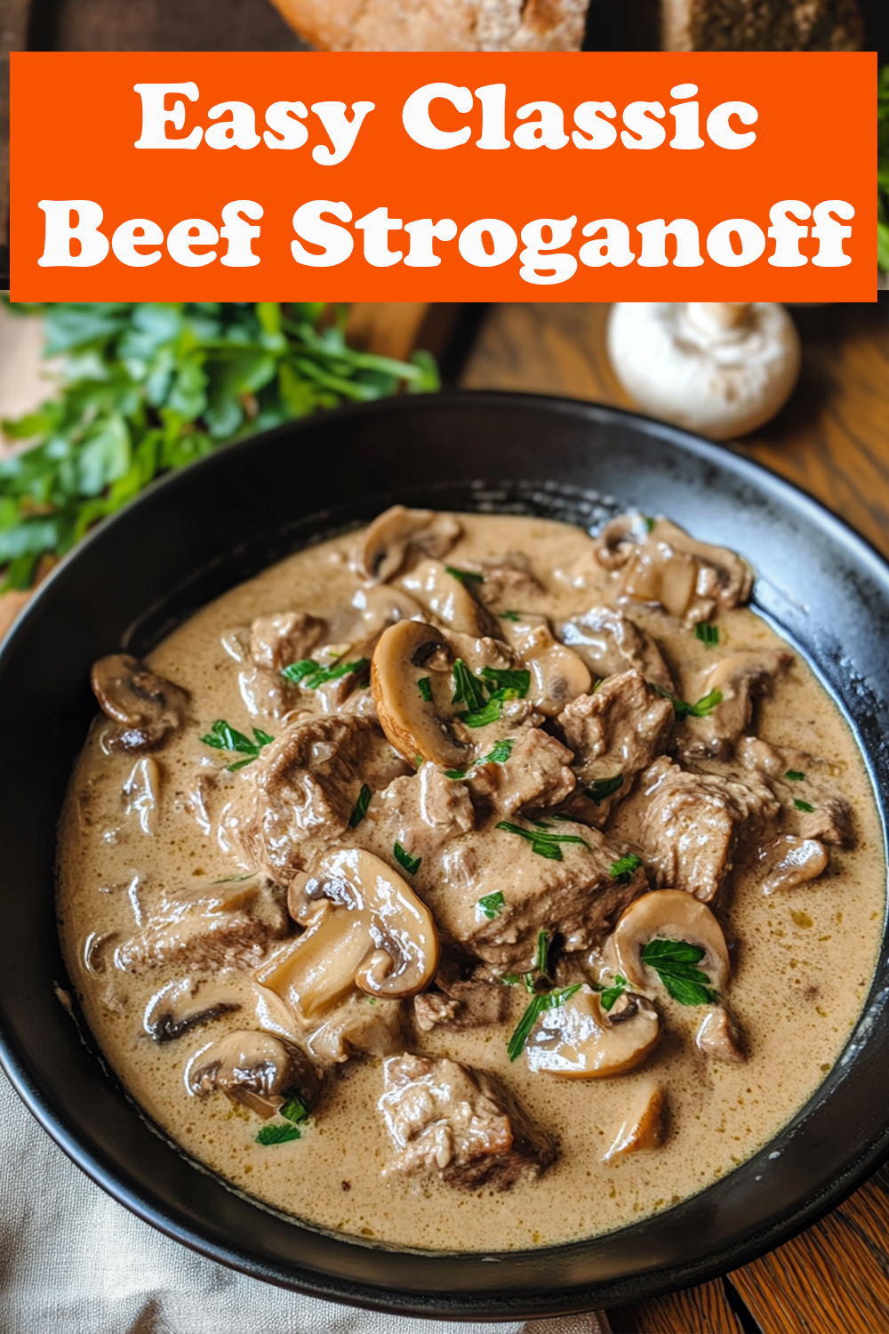 Easy Classic Beef Stroganoff