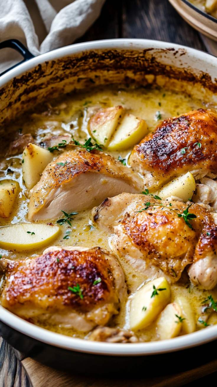 French Chicken Casserole a la Normande