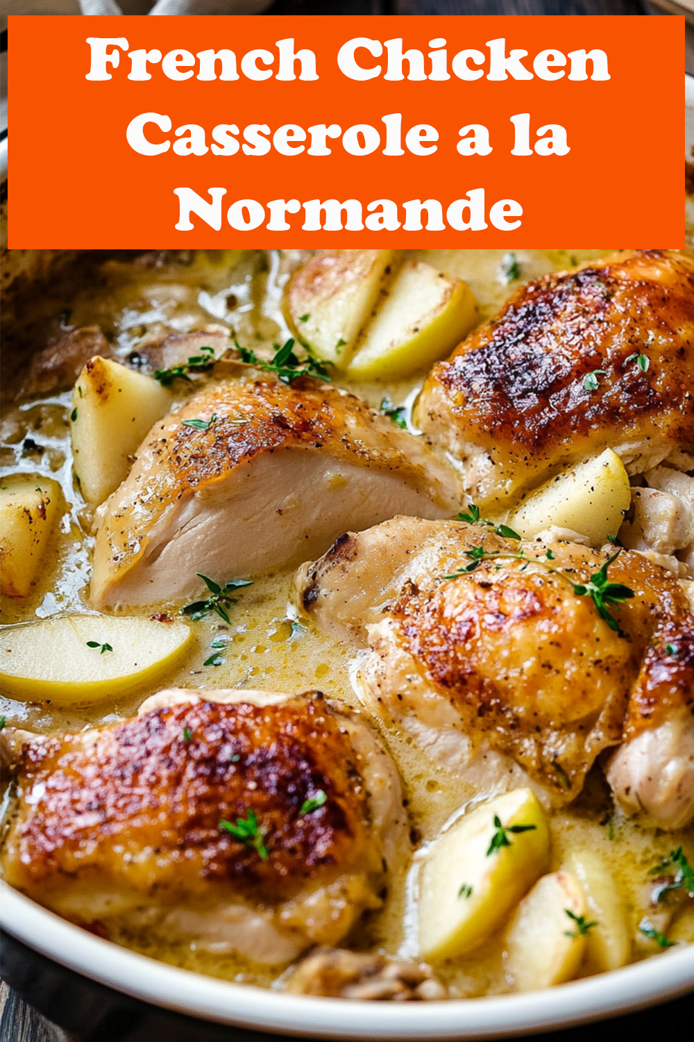 French Chicken Casserole a la Normande