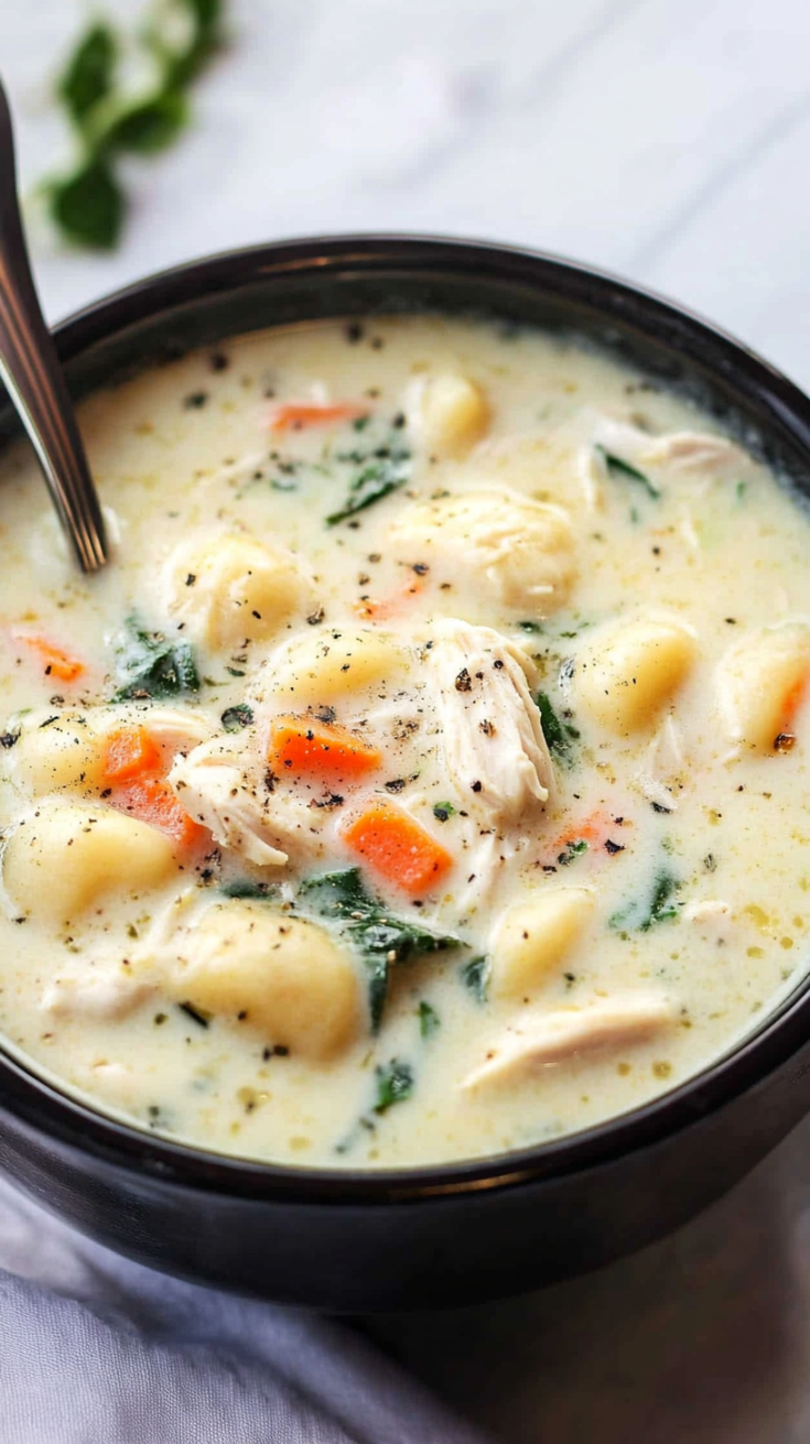 Olive Garden Chicken Gnocchi Soup Recipe