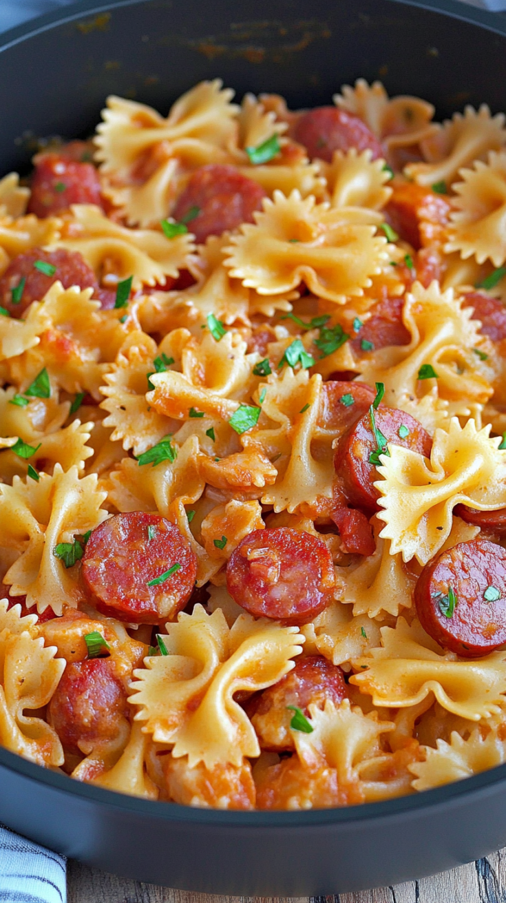 One Pot Kielbasa Pasta Recipe