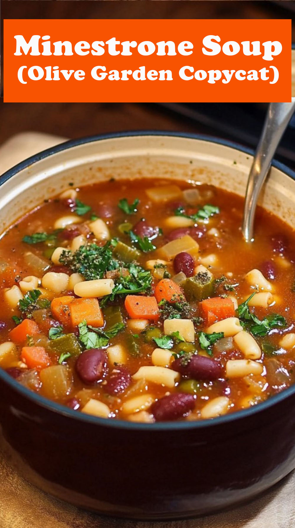 Easy Minestrone Soup (Olive Garden Copycat)